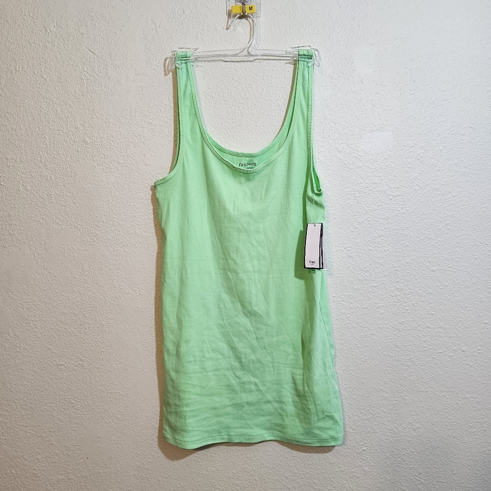 Gap Factory Neon Green Favorite Tank Top Size XS NWT